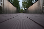 gray wooden bridge