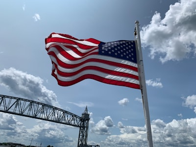 waving u.s,a flag cape cod google meet background