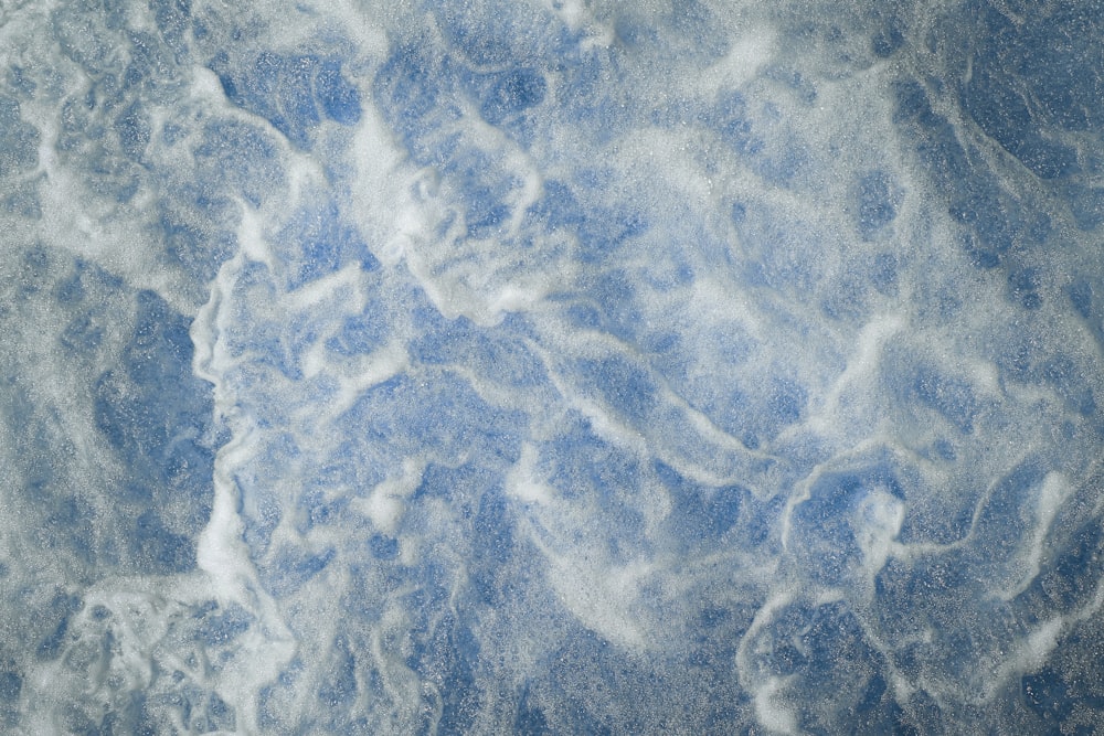 a close up view of water and clouds