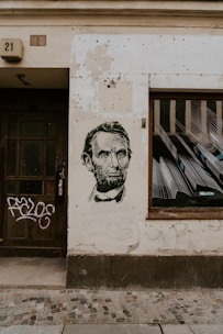 Abraham Lincoln graffiti