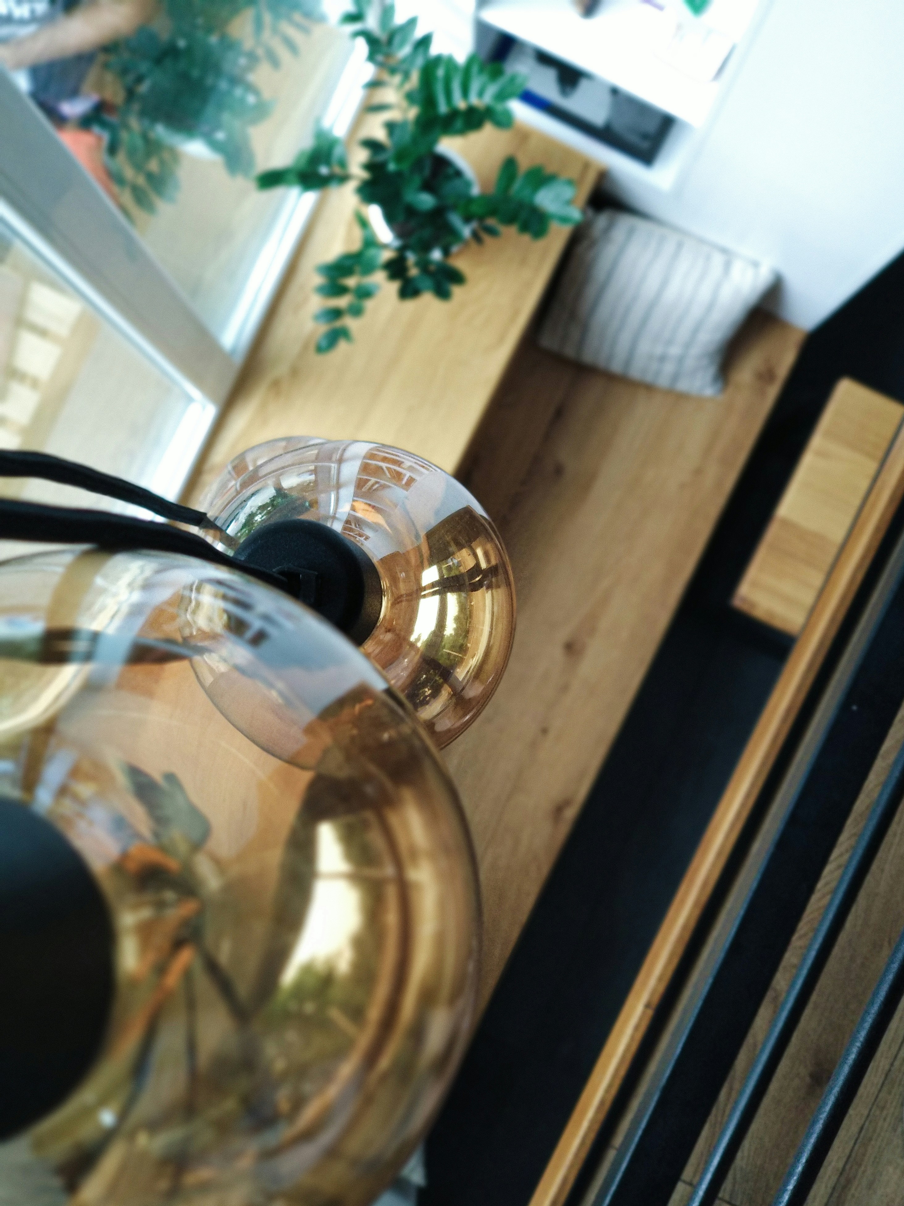 Sculptural Glass Pendant