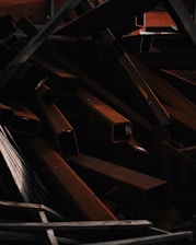 pile of brown bars