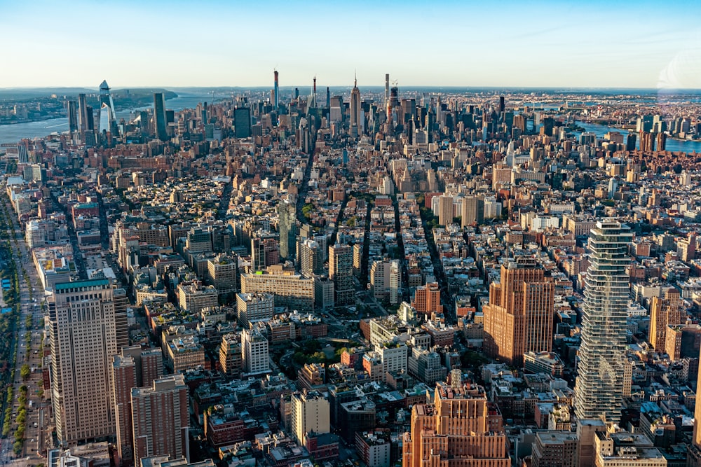 aerial view photo of city building during daytime