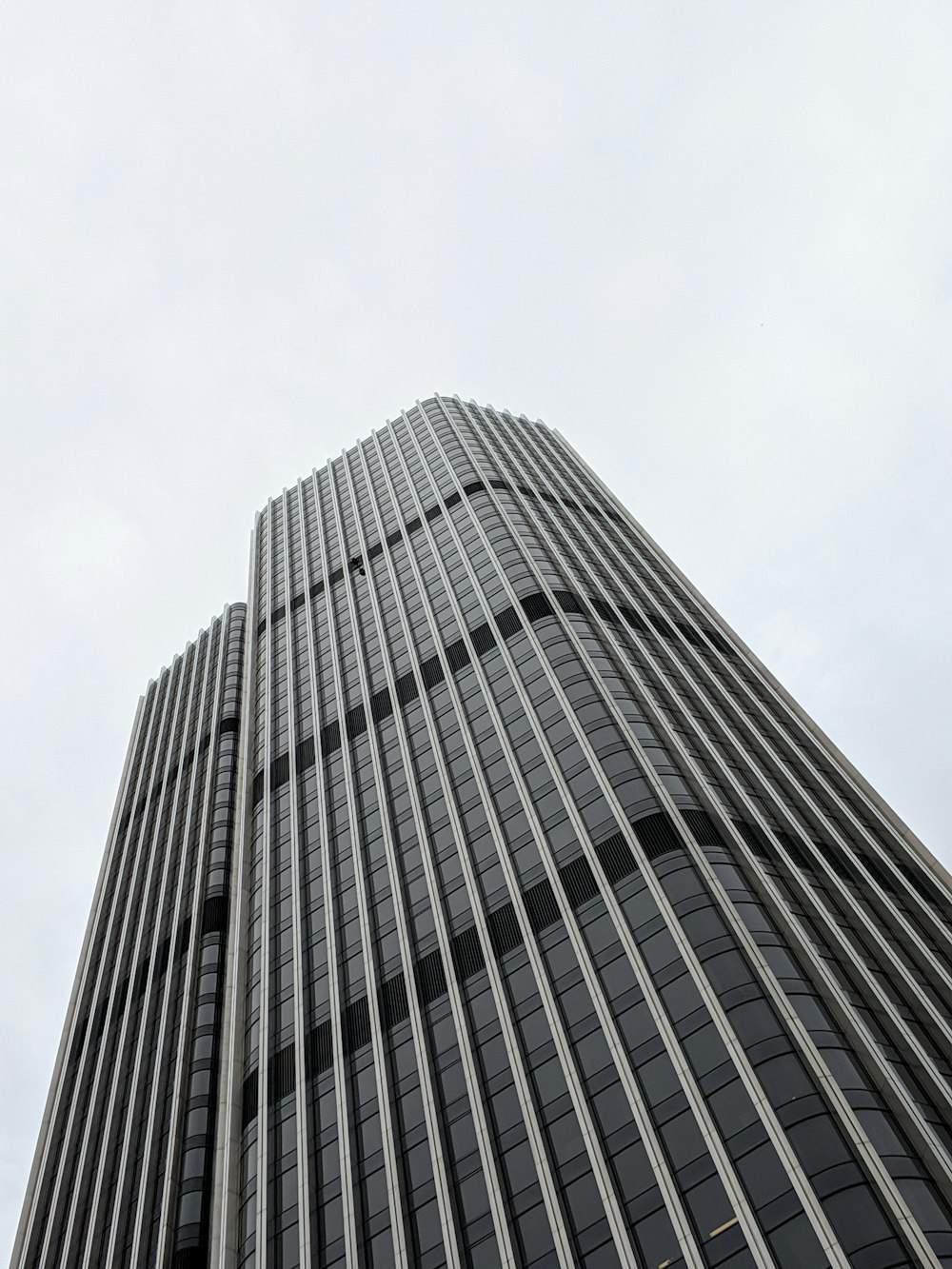 grayscale photo of building