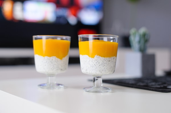 Chiapudding met Kokosmelk en Mango