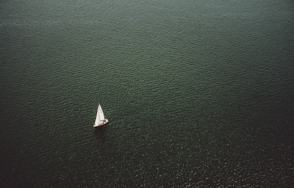 black ship on sea