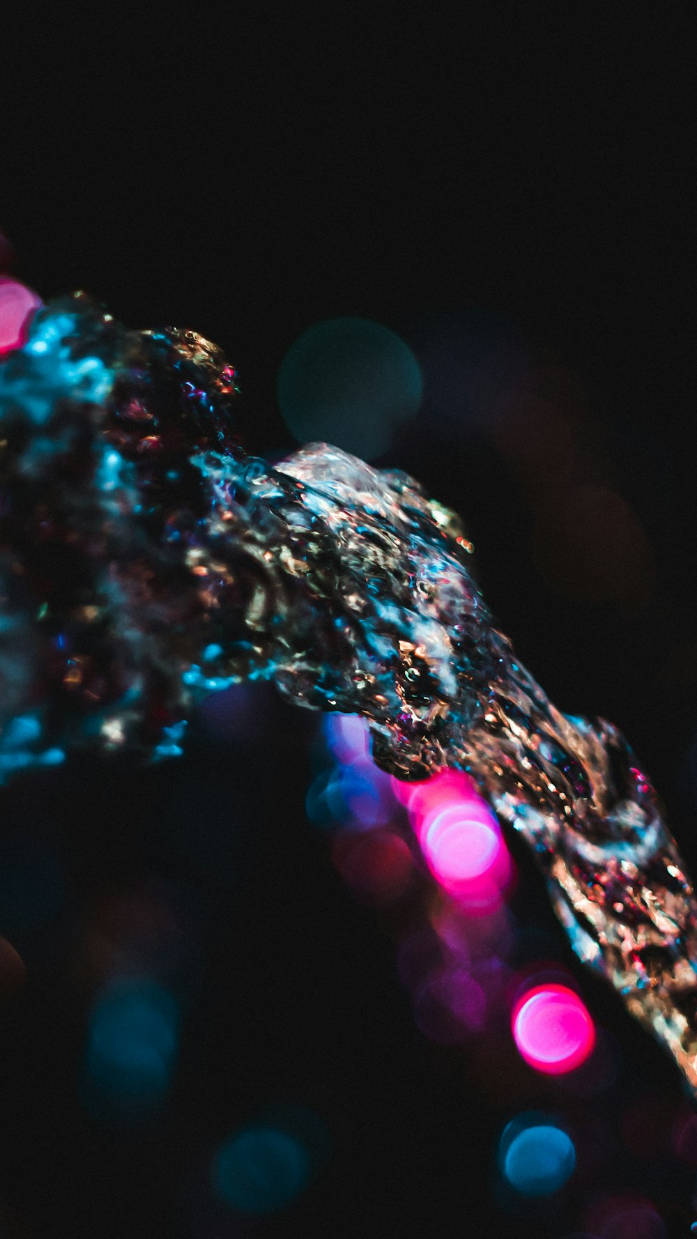 bokeh photography of water