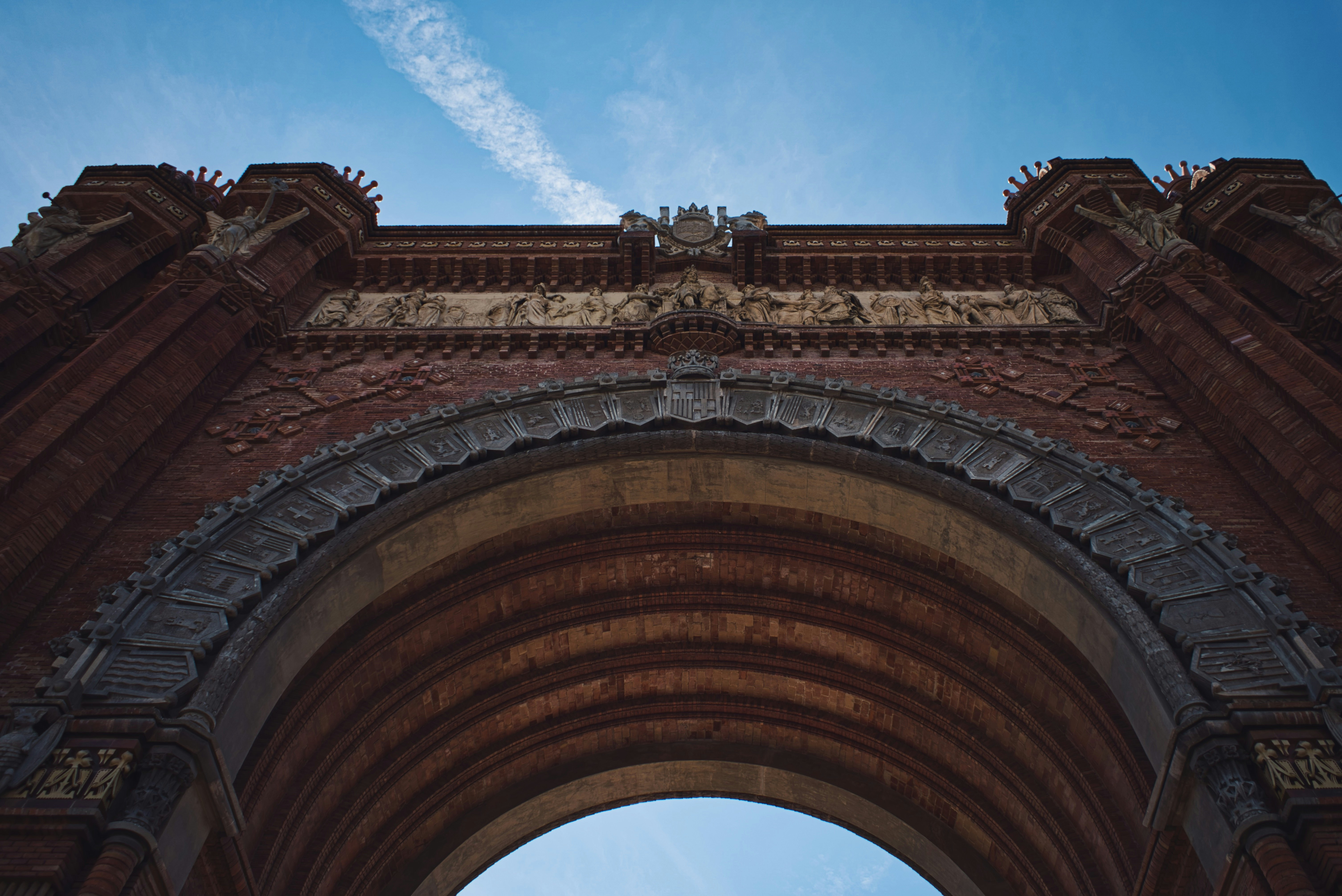 arch entryway under blue sky