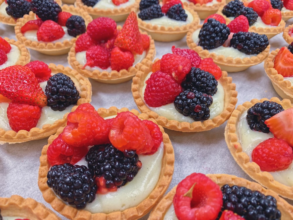 lotto di torta di frutti di bosco