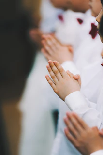 man wearing white long-sleeved shirt