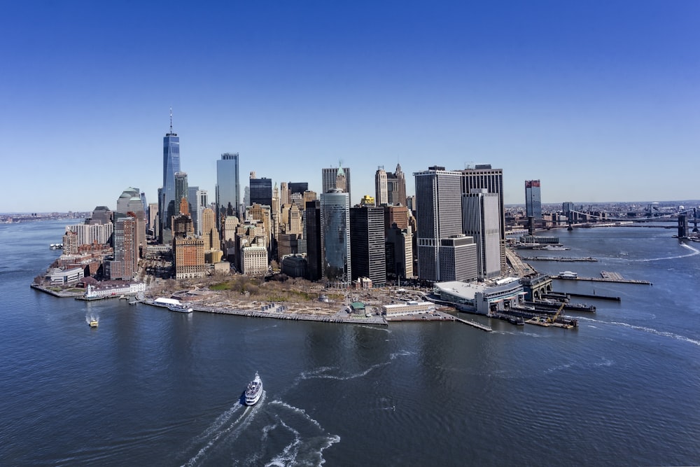 high rise buildings near ocean