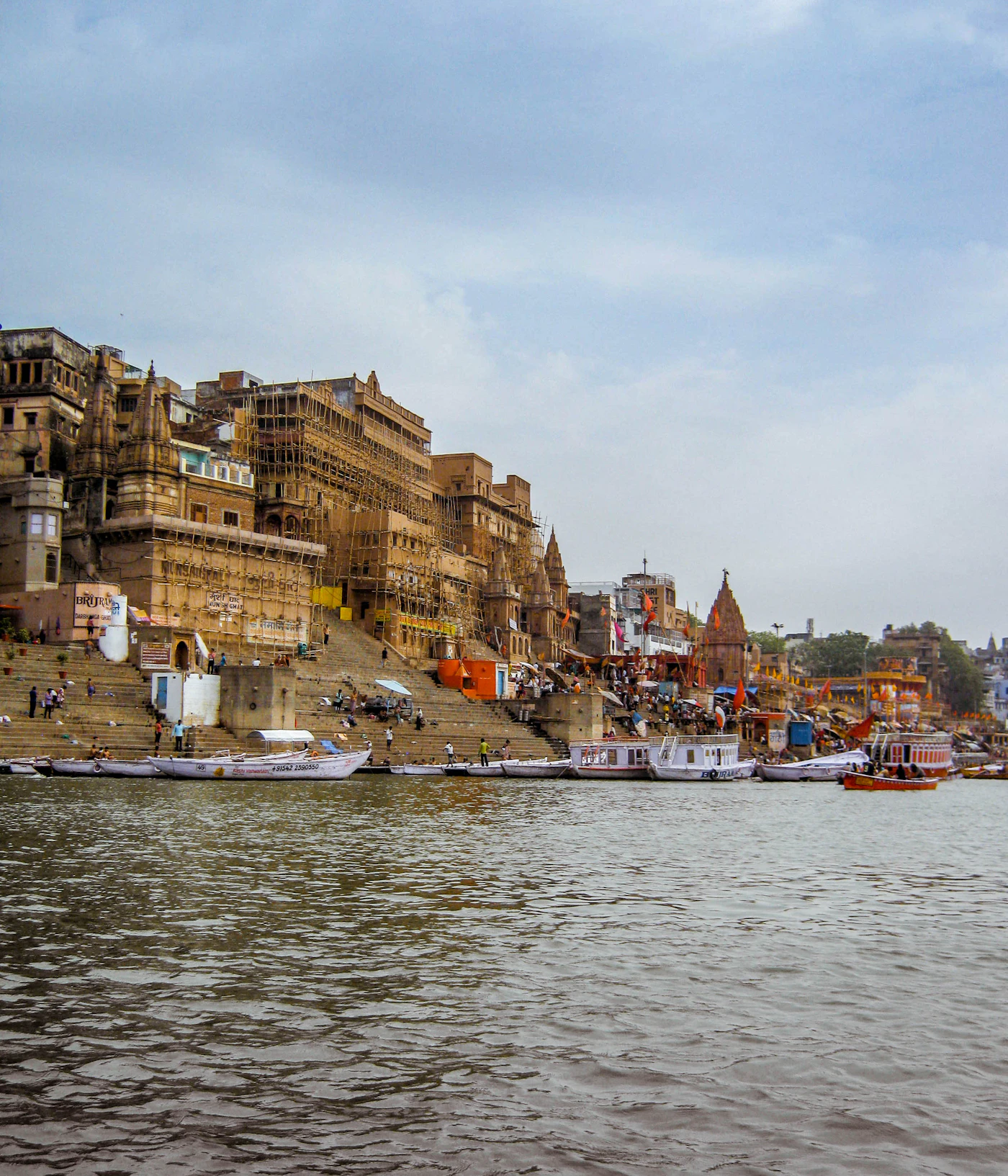 Varanasi Ganga ghats sunrise India