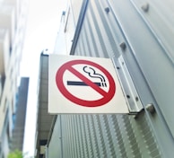 non smoking sign at heavy duty generator system