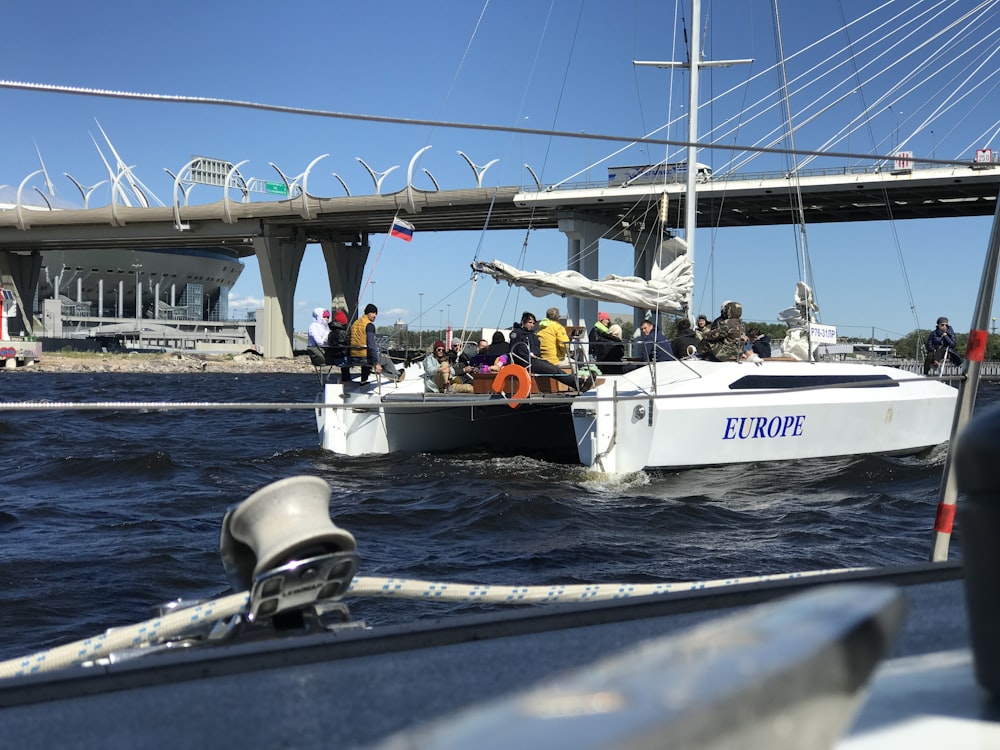 men on boat