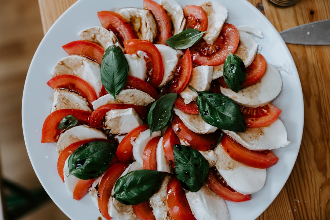 plate of vegetables