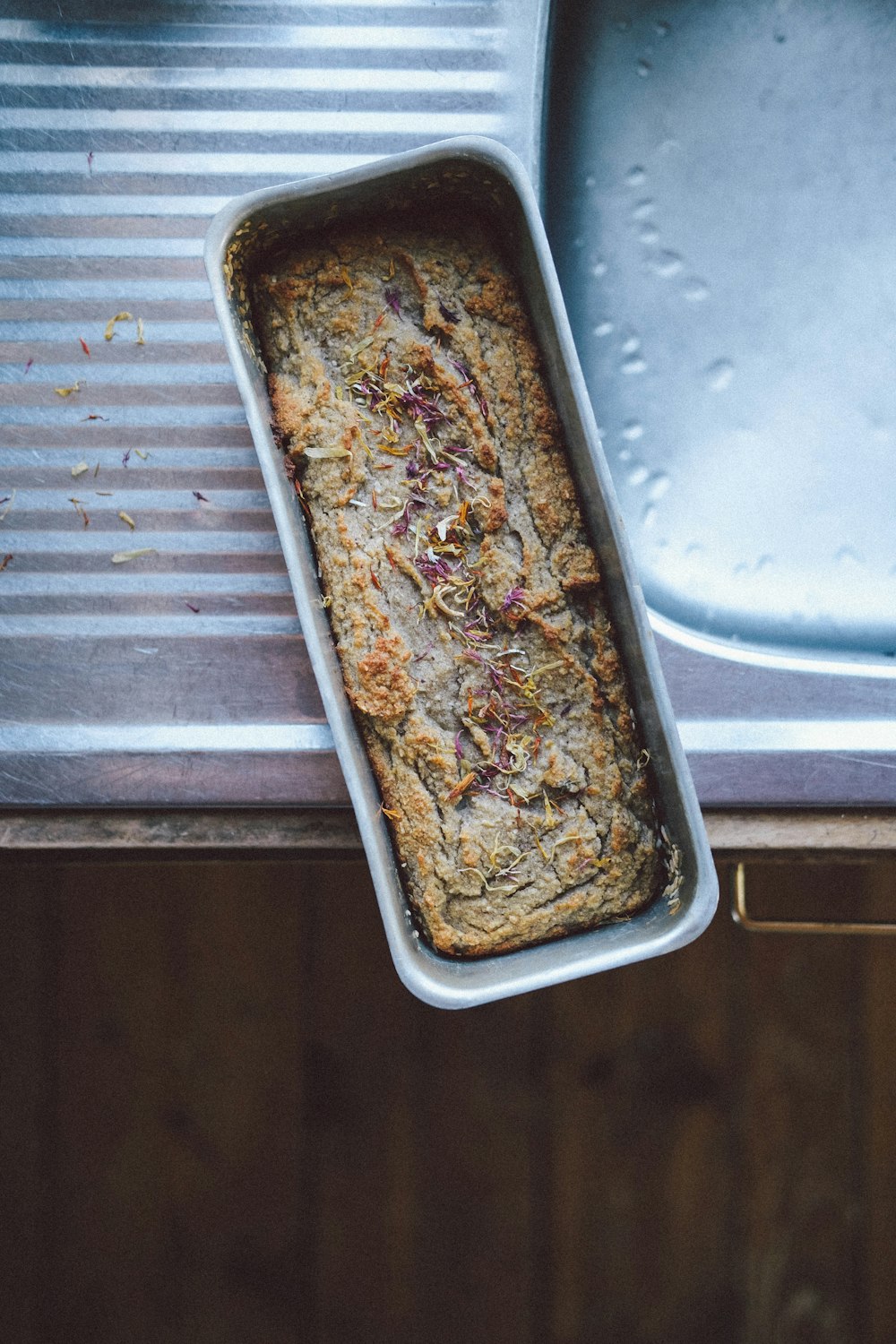 rectangular gray tray