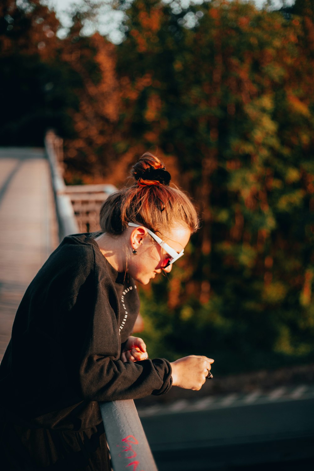 woman wearing sunglasses