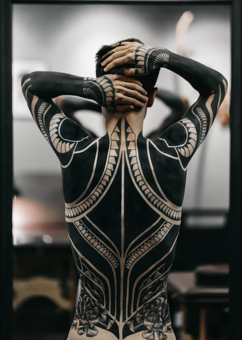 Full body realism tattoo art