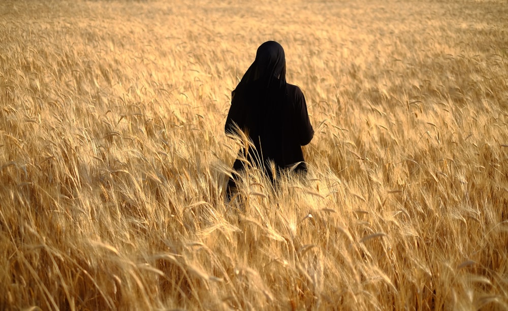 woman standing on dried whey