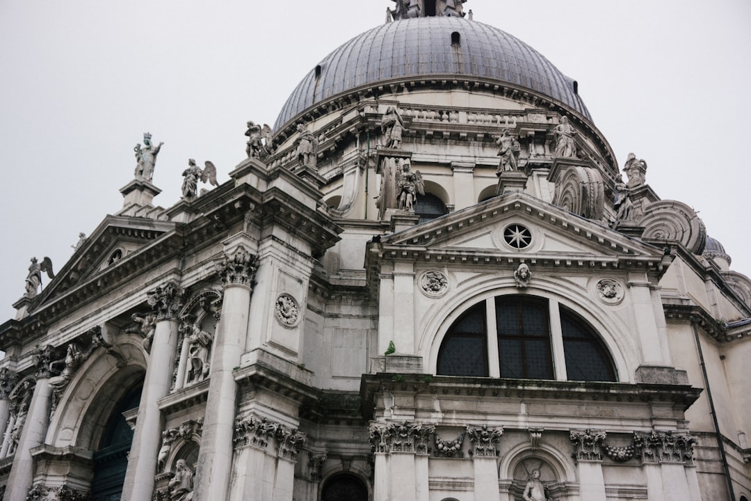 white painted dome building