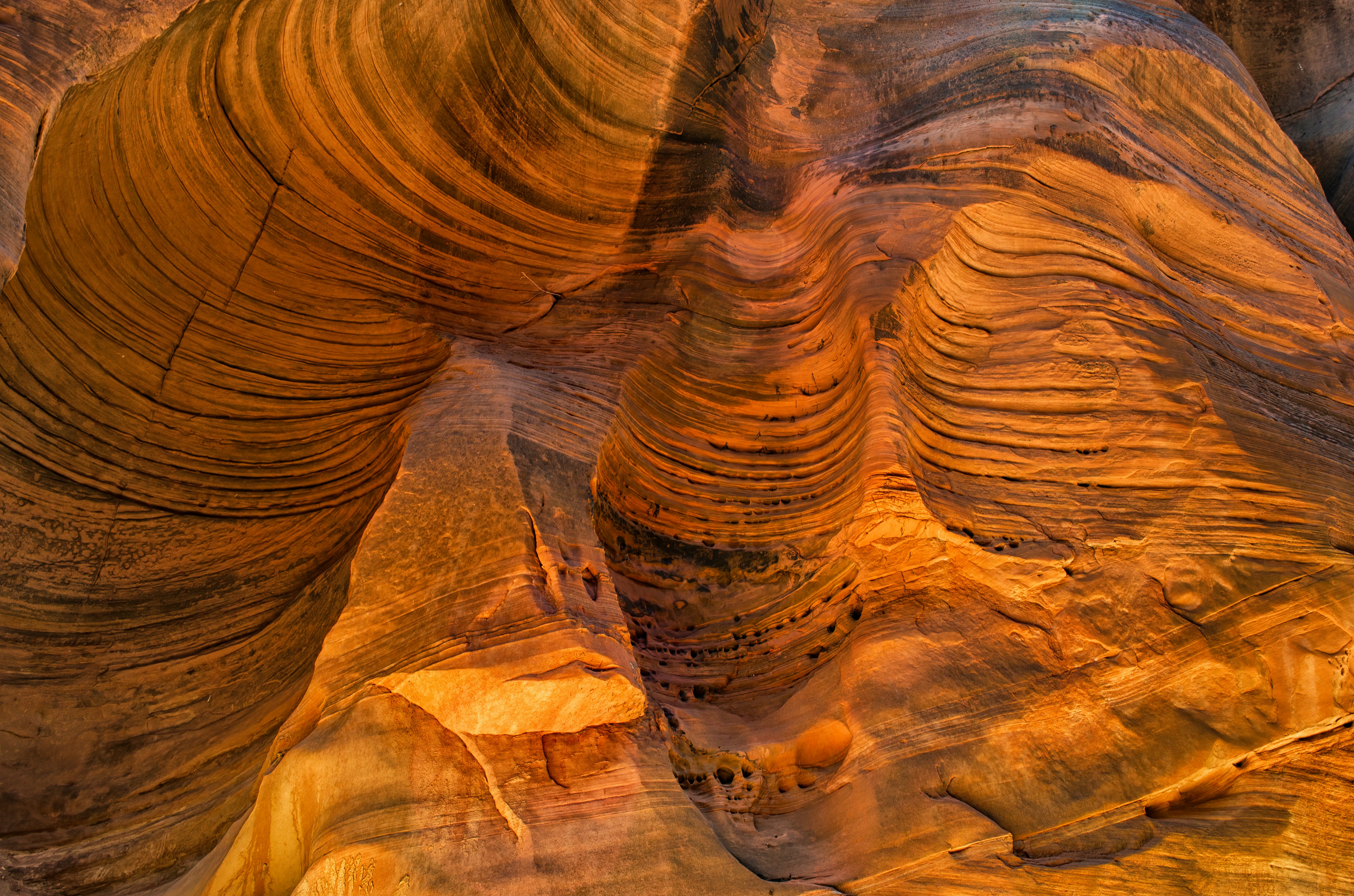 brown rock formation