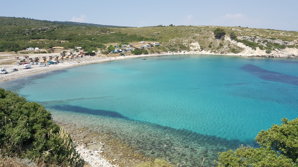 aerial photography of shore during daytime