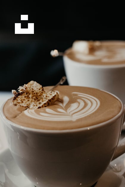 Cappuccino in brown ceramic cup on saucer photo – Free Coffee Image on  Unsplash