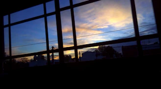 An inspiring sunset view from the omnira workspace window.
