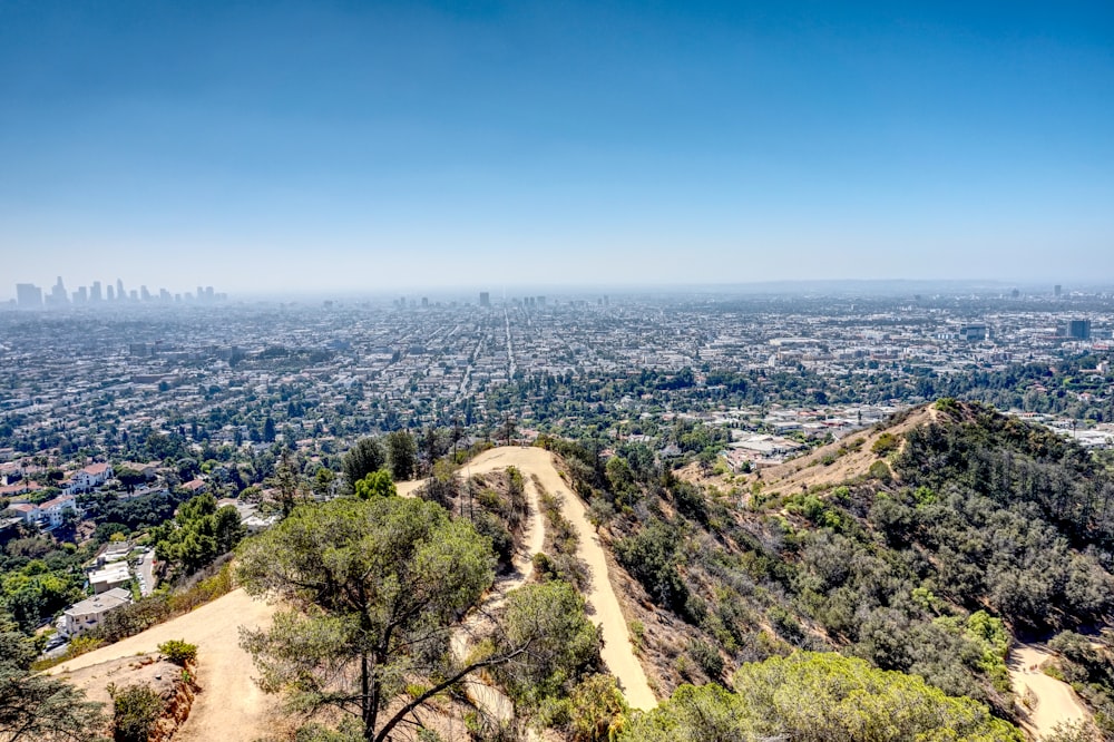 aerial photography of buildings