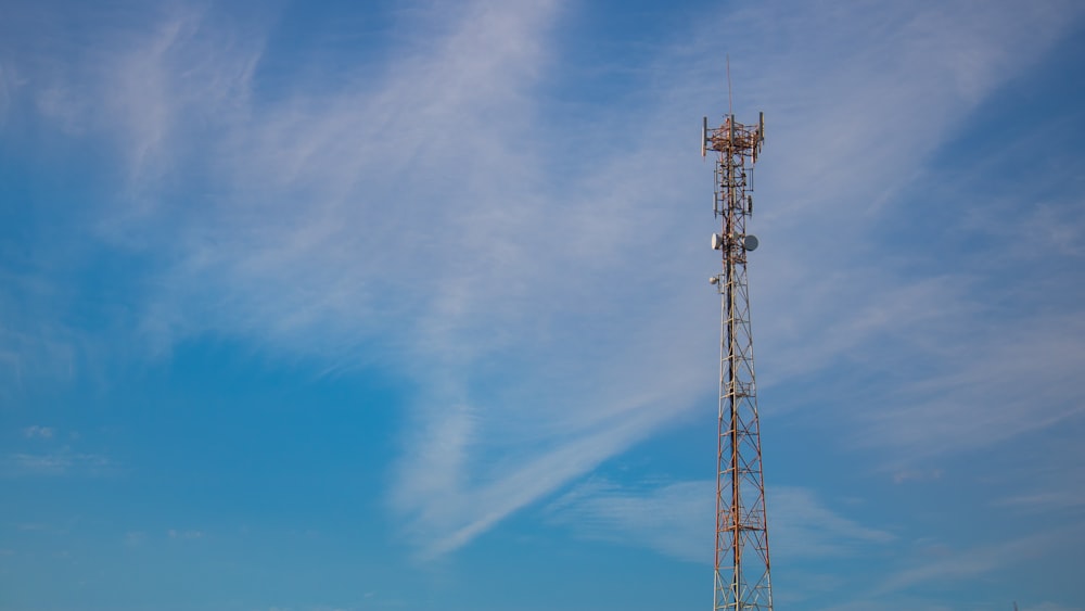 yellow steel tower