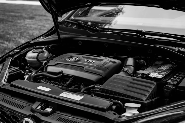 Dokumentarische Fahrzeug- und Werkstattszene für AUTOWERK PRO