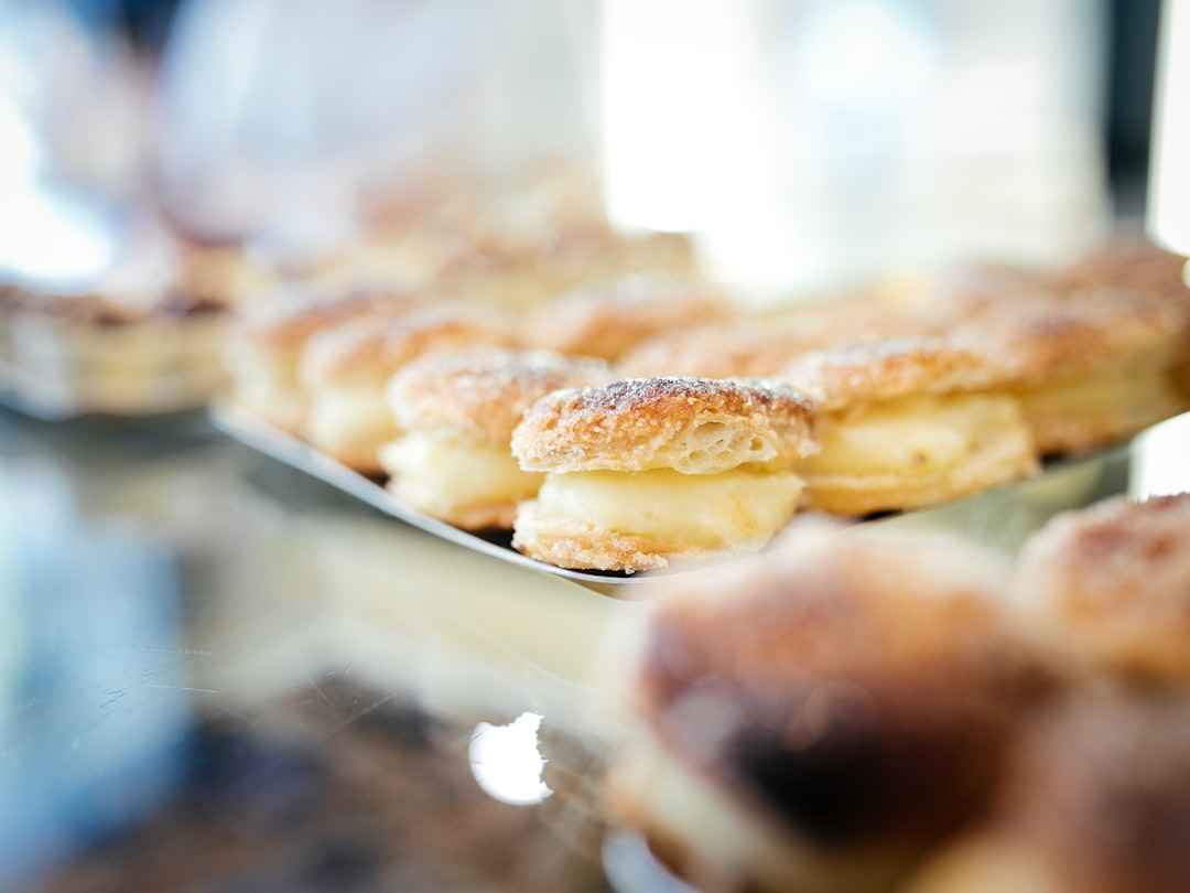 selective focus photography of baked breads