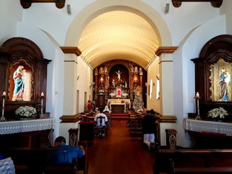 people inside church