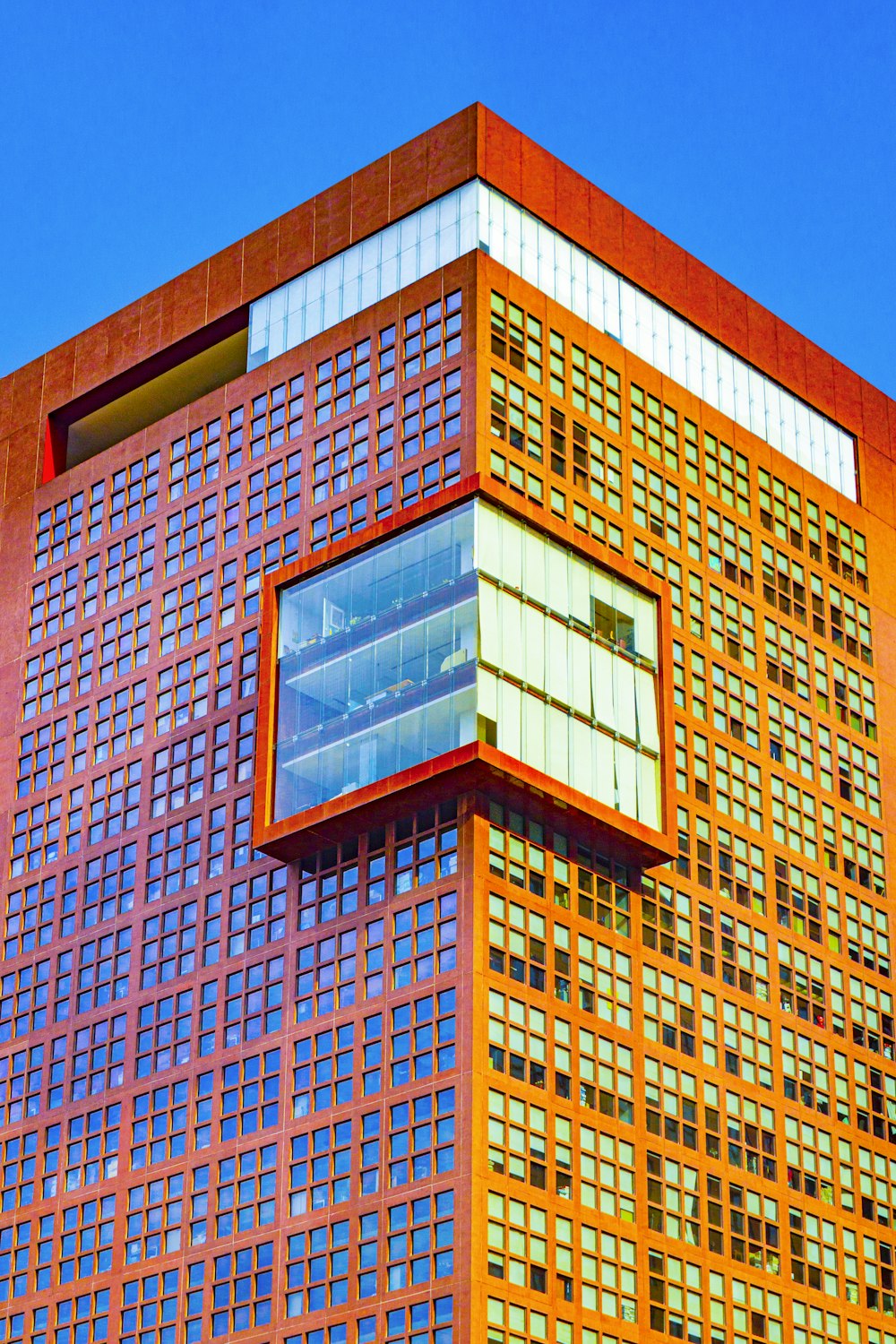 red and orange building