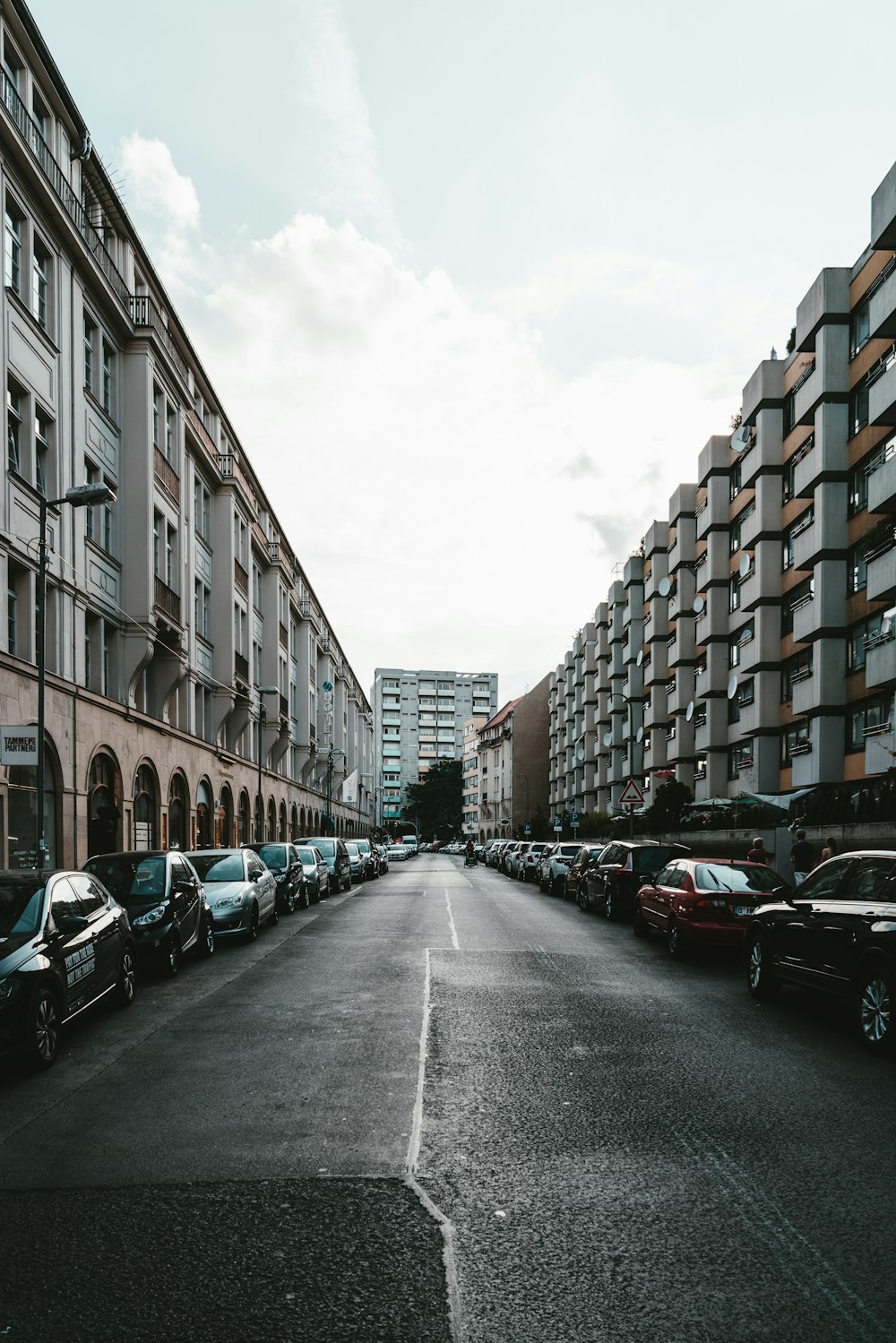 cars parked near building during adytime