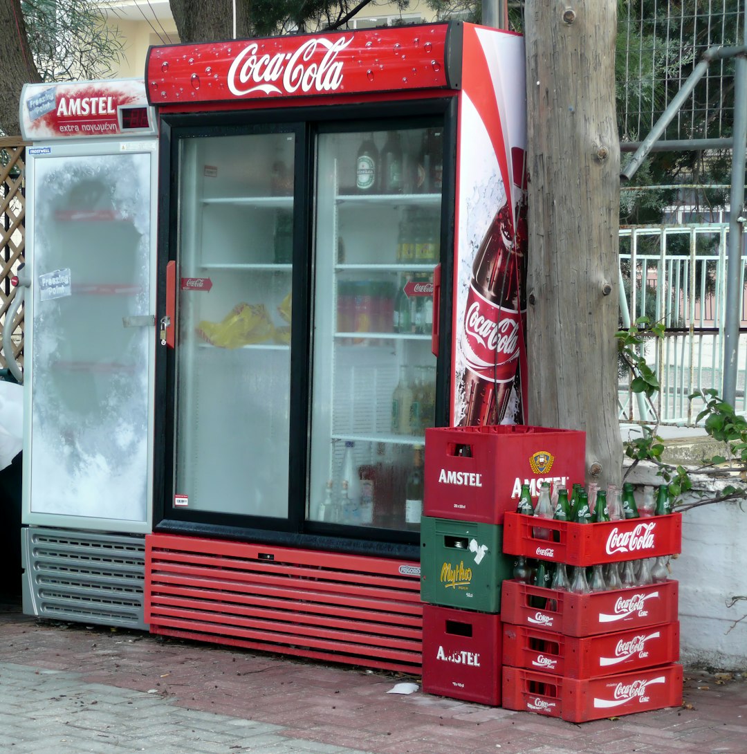 Coca-Cola and Amstel coolers