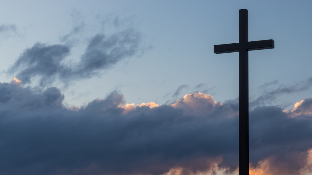 silhouette of cross