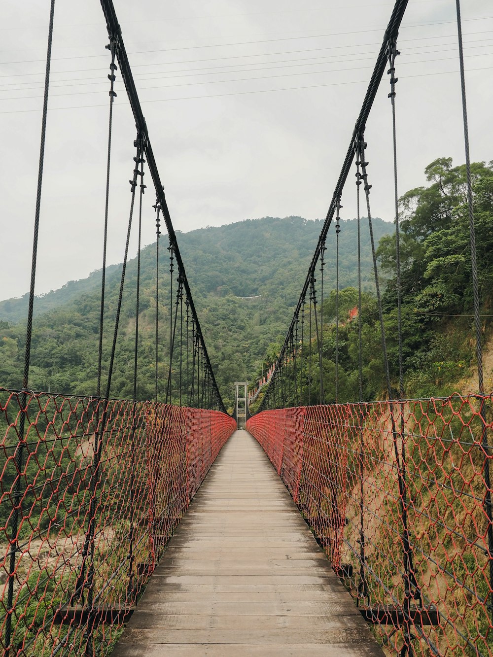 brown wooden bridge