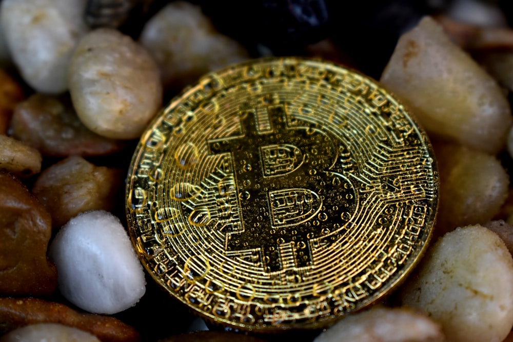 Bitcoin on pebbles