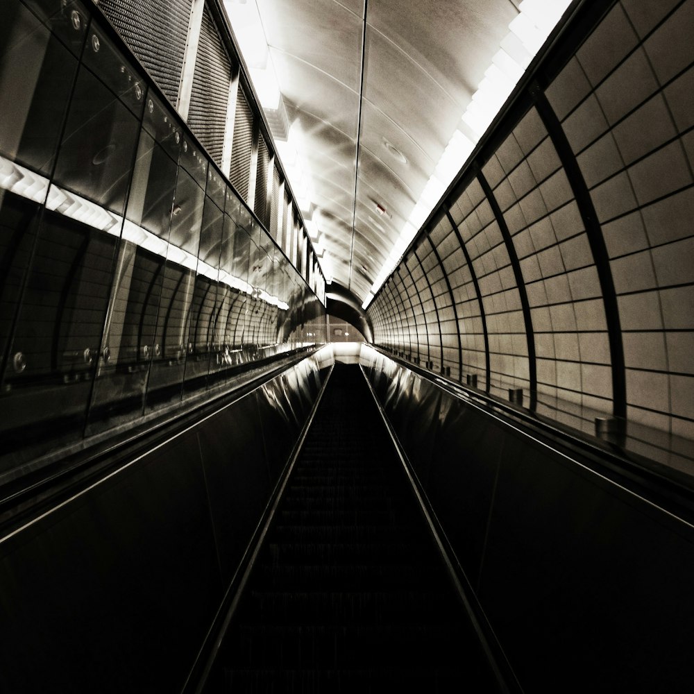 empty escalator