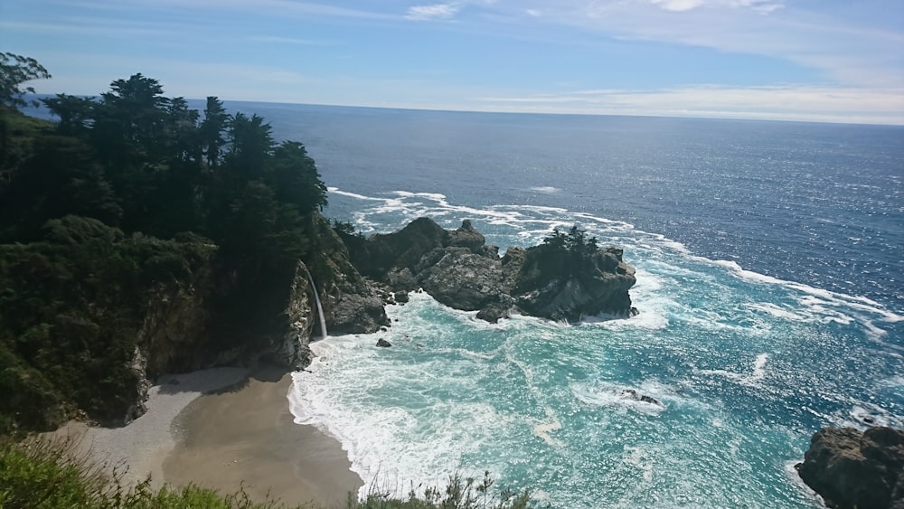 landscape photo of a beach