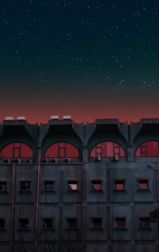 grey building