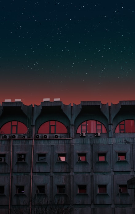 grey building