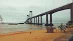 gray concrete bridge scenery