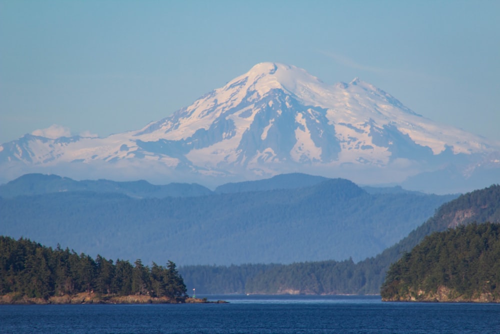 snow-capped mountain