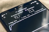 black smartphone