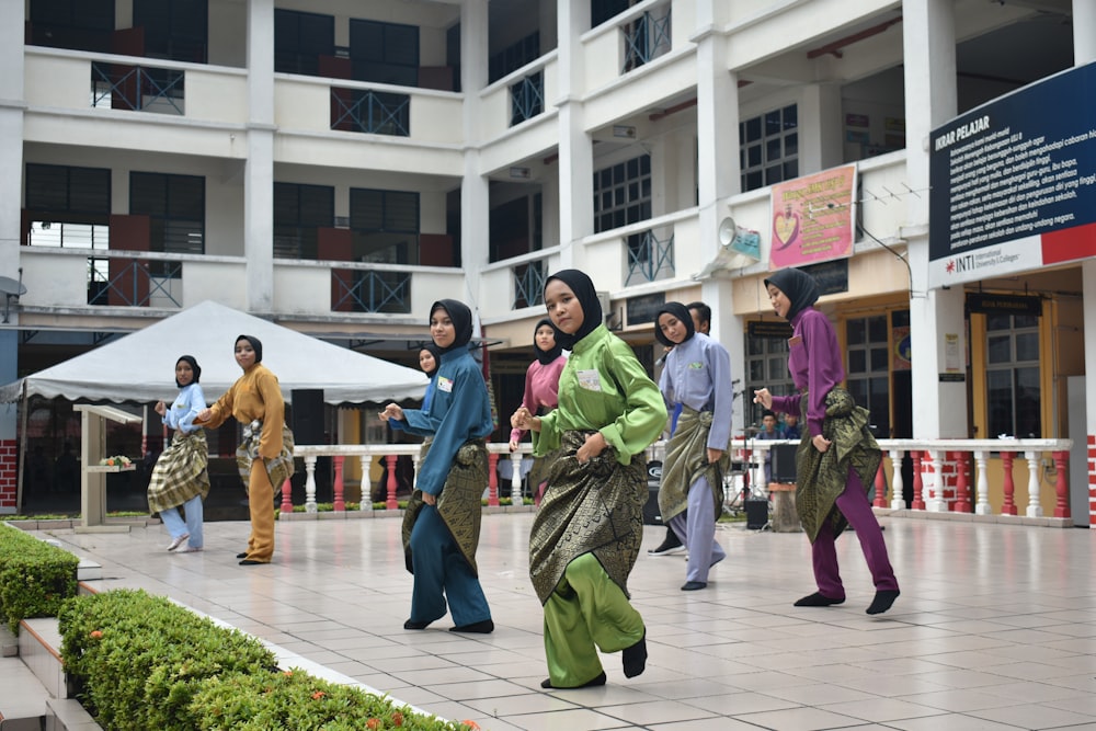 people dancing on stage