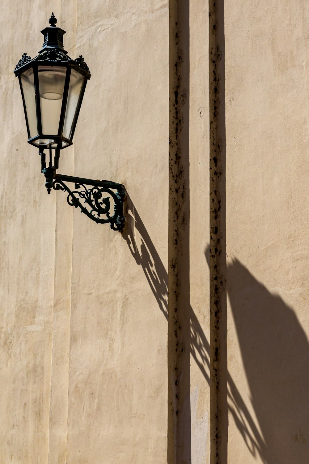 lantern lamp on the wall