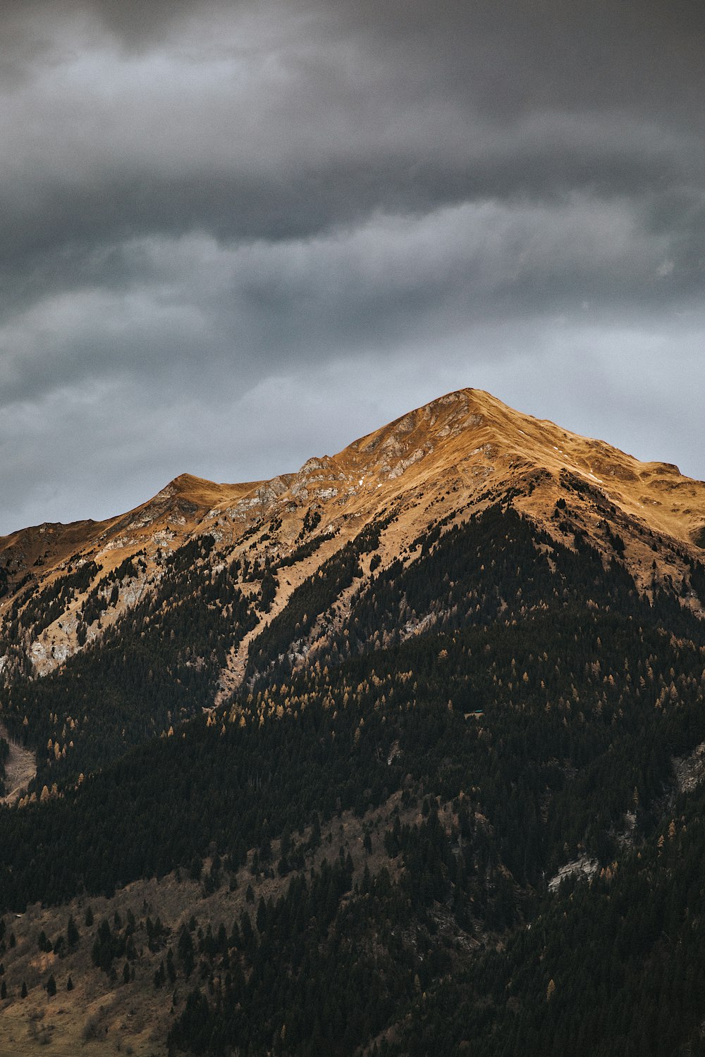 mountain at daytime