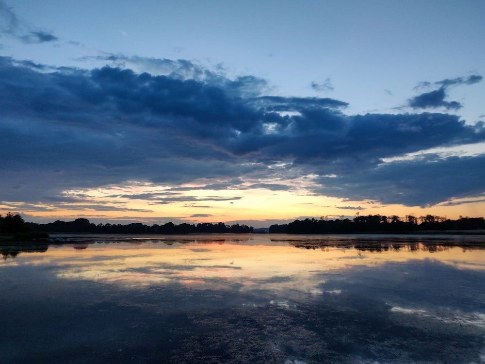 calm body of water